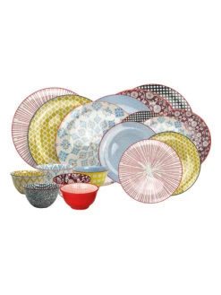 18tlg. Tafelservice "Sabae" In Bunt -Heimtextilien ardtime 18tlg tafelservice sabae in bunt 3