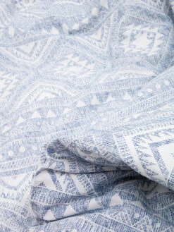 Perkal-Bettwäsche-Set In Blau/ Weiß -Heimtextilien avance perkal bettwasche set in blau weiss 2