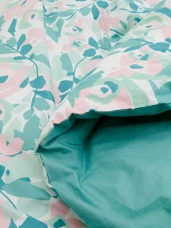 Perkal-Bettwäsche-Set In Türkis/ Rosa -Heimtextilien avance perkal bettwasche set in turkis rosa 2