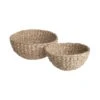 2-tlg. Korbset Rund RUSH ROPE In Natur 2 2-tlg. Korbset Rund RUSH ROPE In Natur -Heimtextilien butlers 2 tlg korbset rund rush rope in natur