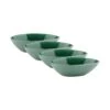 4x Schale 600ml DE LA ROYA In Dunkelgrün -Heimtextilien butlers 4x schale 600ml de la roya in dunkelgrun