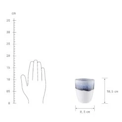 4x Tasse 300ml ATLANTIS In Blau -Heimtextilien butlers 4x tasse 300ml atlantis in blau 3