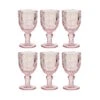 6x Weingläser 230ml VICTORIAN In Rosa -Heimtextilien butlers 6x weinglaser 230ml victorian in rosa