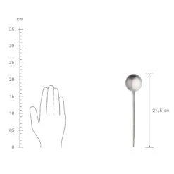 Besteck-Set 4-tlg. Matt STILETTO In Silber -Heimtextilien butlers besteck set 4 tlg matt stiletto in silber 4