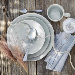 Besteck-Set 4-tlg. Matt STILETTO In Silber -Heimtextilien butlers besteck set 4 tlg matt stiletto in silber 7