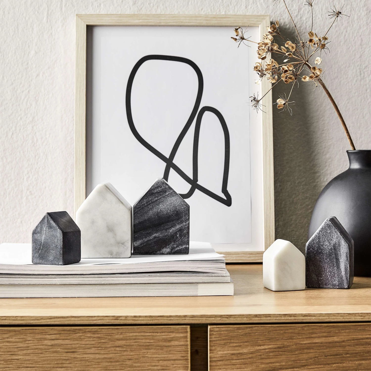 Deko-Haus L 6 X H 9cm BLOCKHOUSE In Weiß 11 Deko-Haus L 6 X H 9cm BLOCKHOUSE In Weiß – Bild 9