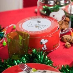 Heimtextilien 13 Heimtextilien -Heimtextilien butlers dose snoopy keks rund peanuts in rot 1
