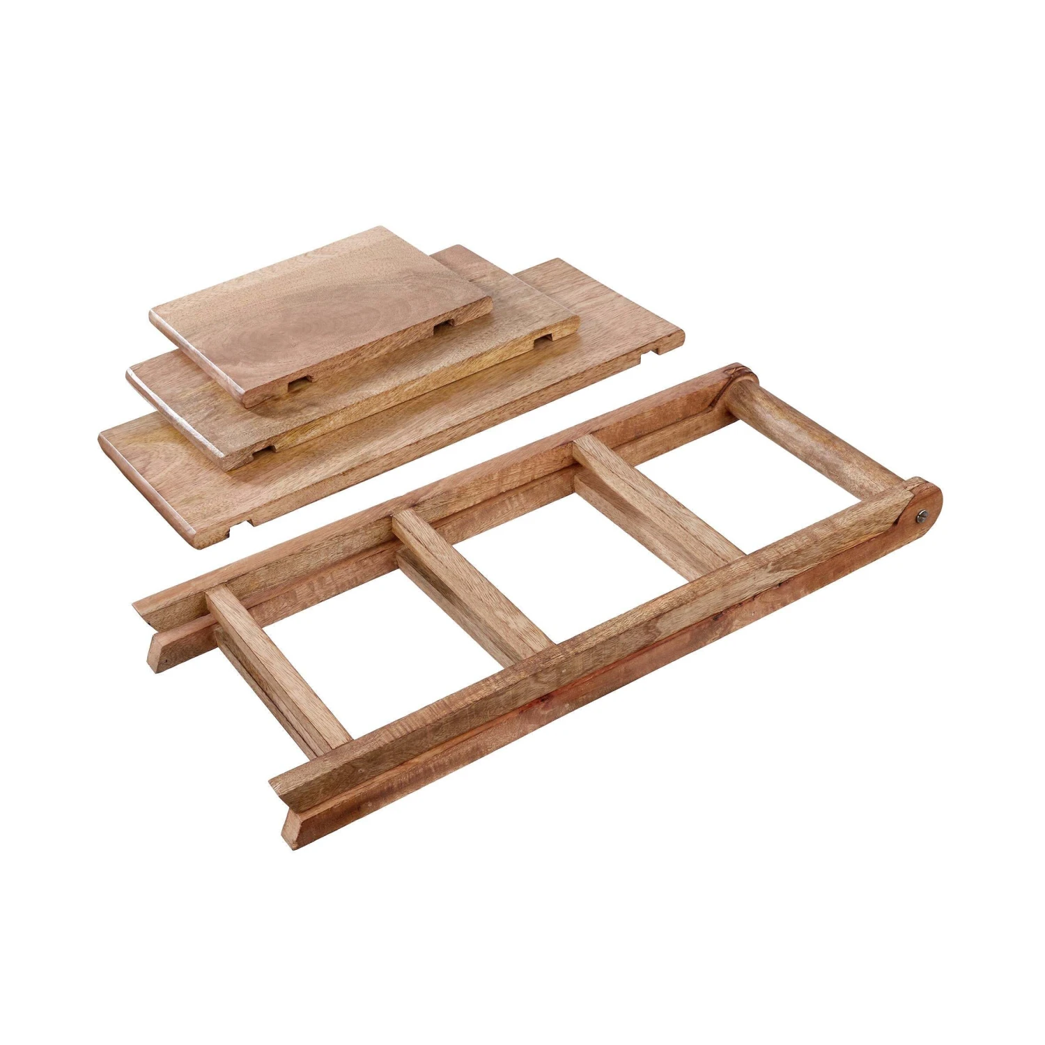 Etagere 3-stufig Höhe 48cm MANGO DAYS In Braun 9 Etagere 3-stufig Höhe 48cm MANGO DAYS In Braun – Bild 7