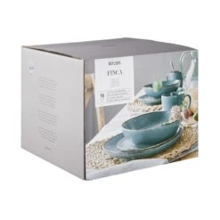 Geschirr-Set 16-tlg. FINCA In Blau -Heimtextilien butlers geschirr set 16 tlg finca in blau 2