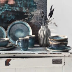 Geschirr-Set 16-tlg. HILDA In Dunkelblau -Heimtextilien butlers geschirr set 16 tlg hilda in dunkelblau 19