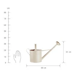 Gießkanne 8l ZINC In Beige -Heimtextilien butlers giesskanne 8l zinc in beige 3