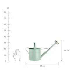 Gießkanne 8l ZINC In Pastellgrün 8 Gießkanne 8l ZINC In Pastellgrün -Heimtextilien butlers giesskanne 8l zinc in pastellgrun 2