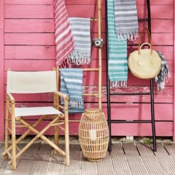 Hamamtuch L 170 X B 90cm SURFSIDE In Rot -Heimtextilien butlers hamamtuch l 170 x b 90cm surfside in rot 4