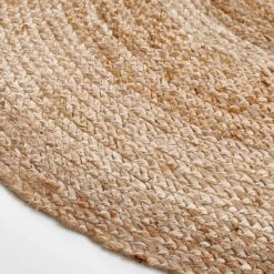 Hanf-Teppich Ø110cm ALL NATURE In Natur 14 Hanf-Teppich Ø110cm ALL NATURE In Natur -Heimtextilien butlers hanf teppich o110cm all nature in natur 3