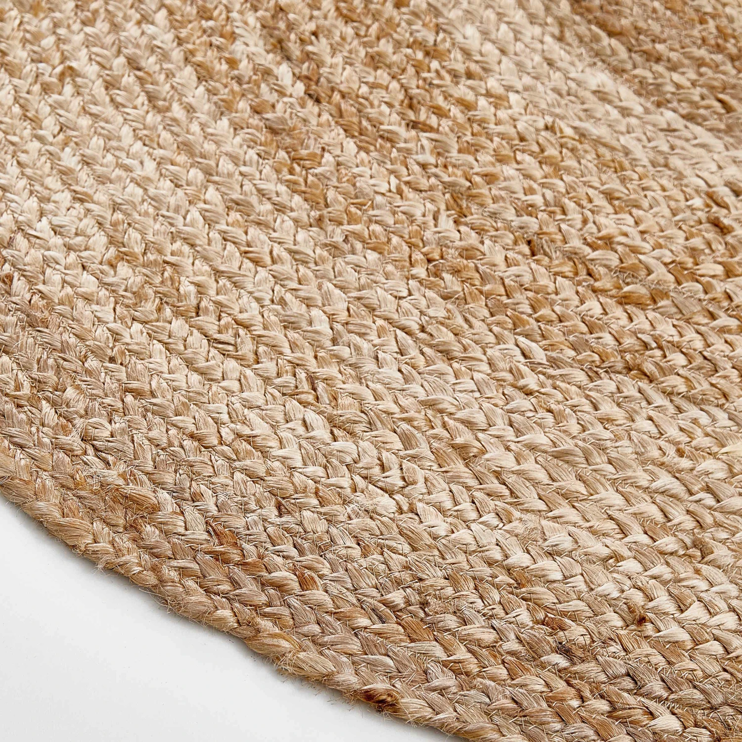 Hanf-Teppich Ø110cm ALL NATURE In Natur 6 Hanf-Teppich Ø110cm ALL NATURE In Natur – Bild 4