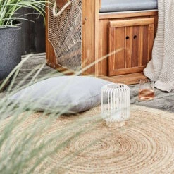 Hanf-Teppich Ø110cm ALL NATURE In Natur 16 Hanf-Teppich Ø110cm ALL NATURE In Natur -Heimtextilien butlers hanf teppich o110cm all nature in natur 5