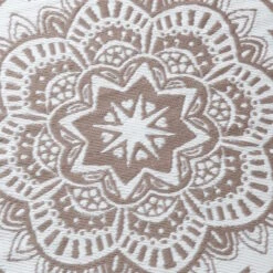 In- & Outdoor-Teppich Flora Ø118cm COLOUR CLASH In Natur-Weiß 14 In- & Outdoor-Teppich Flora Ø118cm COLOUR CLASH In Natur-Weiß -Heimtextilien butlers in and outdoor teppich flora o118cm colour clash in natur weiss 5