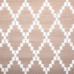 In- & Outdoor-Teppich Rauten L 140 X B 70cm COLOUR CLASH In Natur -Heimtextilien butlers in and outdoor teppich rauten l 140 x b 70cm colour clash in natur 3