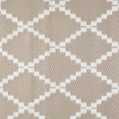 In- & Outdoor-Teppich Rauten L 180 X B 118cm COLOUR CLASH In Natur -Heimtextilien butlers in and outdoor teppich rauten l 180 x b 118cm colour clash in natur 4