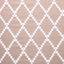 In- & Outdoor-Teppich Rauten L 200 X B 150cm COLOUR CLASH In Natur -Heimtextilien butlers in and outdoor teppich rauten l 200 x b 150cm colour clash in natur 3