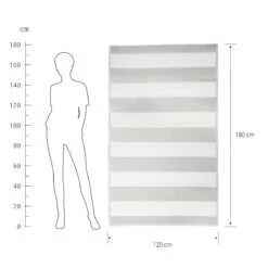 In- & Outdoor-Teppich Streifen L 180 X B 120cm COLOUR CLASH In Grau -Heimtextilien butlers in and outdoor teppich streifen l 180 x b 120cm colour clash in grau 2