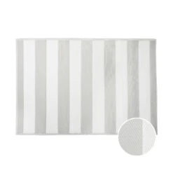 In- & Outdoor-Teppich Streifen L 180 X B 120cm COLOUR CLASH In Grau
