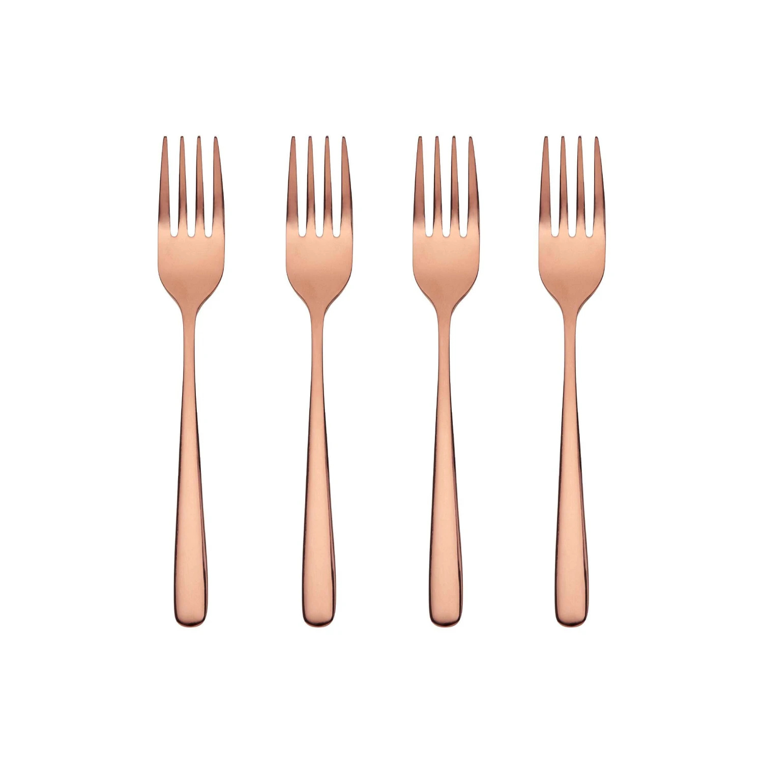 Kuchengabeln 4er-Set QUEENS In Roségold