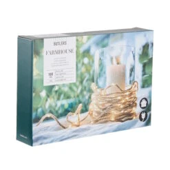 LED Outdoor-Lichterkette Naturseil 100 Lichter Mit Stecker FARMHOUSE In Natur -Heimtextilien butlers led outdoor lichterkette naturseil 100 lichter mit stecker farmhouse in natur 2