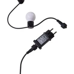 Lichterkette 24 Lichter Outdoor Länge 11m SUNSET In Schwarz-Weiß -Heimtextilien butlers lichterkette 24 lichter outdoor lange 11m sunset in schwarz weiss 3