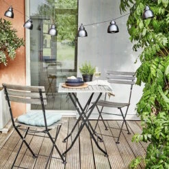 Metall-Lampenkette Mit Stecker WAREHOUSE In Schwarz -Heimtextilien butlers metall lampenkette mit stecker warehouse in schwarz 6