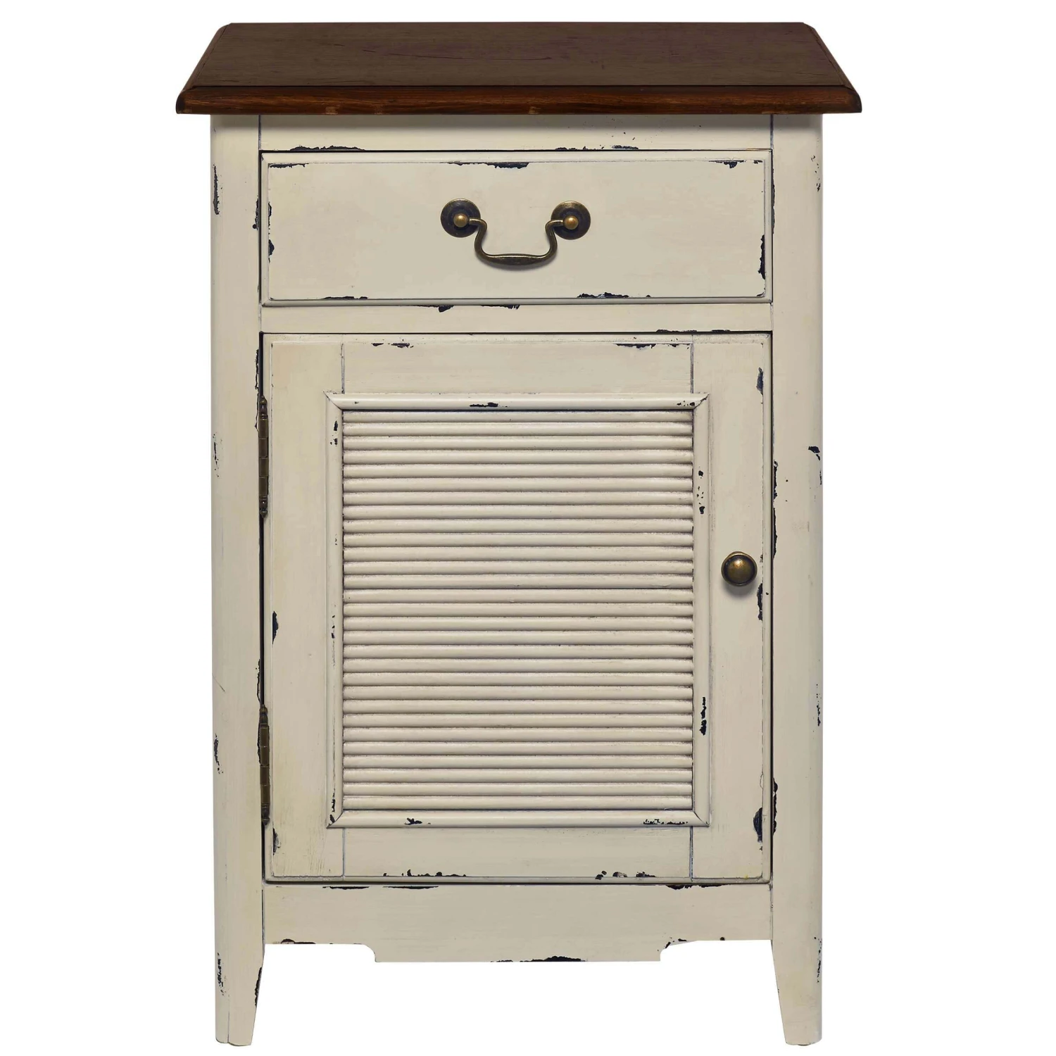 Nachttisch CABOTT COVE In Creme-Braun 5 Nachttisch CABOTT COVE In Creme-Braun – Bild 3