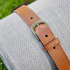 Picknickdecke L 150 X B 200cm WANDERLUST In Taupe-Weiß -Heimtextilien butlers picknickdecke l 150 x b 200cm wanderlust in taupe weiss 4