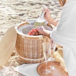 Picknickkorb Inkl. Isolierter Kühltasche THE GREAT OUTDOORS In Natur -Heimtextilien butlers picknickkorb inkl isolierter kuhltasche the great outdoors in natur 8