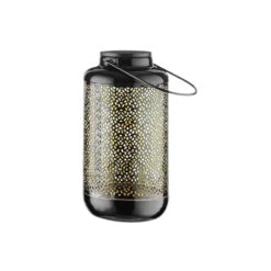 Solar-Laterne H 24cm SOLANA In Schwarz-Gold 8 Solar-Laterne H 24cm SOLANA In Schwarz-Gold -Heimtextilien butlers solar laterne h 24cm solana in schwarz gold 2