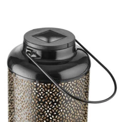 Solar-Laterne H 24cm SOLANA In Schwarz-Gold 9 Solar-Laterne H 24cm SOLANA In Schwarz-Gold -Heimtextilien butlers solar laterne h 24cm solana in schwarz gold 3