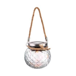 Solarlampe Mit Henkel H 10cm LILLISOL In Transparent -Heimtextilien butlers solarlampe mit henkel h 10cm lillisol in transparent 2