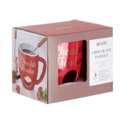 Tasse Mit 2 Gabeln CHOCOLATE FONDUE In Rot -Heimtextilien butlers tasse mit 2 gabeln chocolate fondue in rot 2