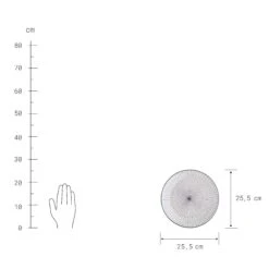 Teller Ø25,5cm DIM SUM In Schwarz-Weiß -Heimtextilien butlers teller o25 5cm dim sum in schwarz weiss 3