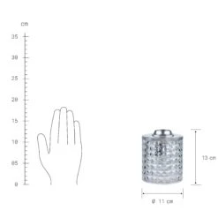 Tischleuchte Glas Ø11cm STILO In Transparent 9 Tischleuchte Glas Ø11cm STILO In Transparent -Heimtextilien butlers tischleuchte glas o11cm stilo in transparent 2