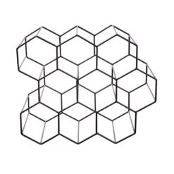 Weinregal Für 9 Flaschen L 36 X H 30cm CUBICLE In Schwarz -Heimtextilien butlers weinregal fur 9 flaschen l 36 x h 30cm cubicle in schwarz 2