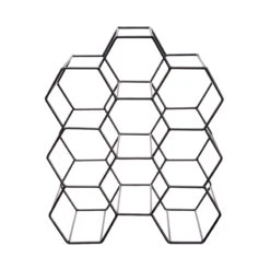 Weinregal Für 9 Flaschen L 36 X H 30cm CUBICLE In Schwarz -Heimtextilien butlers weinregal fur 9 flaschen l 36 x h 30cm cubicle in schwarz 4