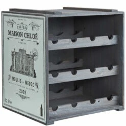 Weinregal VINOTHEK In Hellgrau -Heimtextilien butlers weinregal vinothek in hellgrau 2