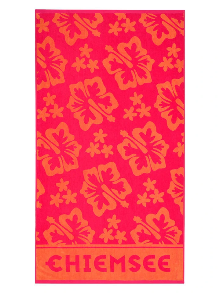 Chiemsee Strandtuch "Honolulu" In Pink/ Orange 3 Chiemsee Strandtuch "Honolulu" In Pink/ Orange – Bild 2