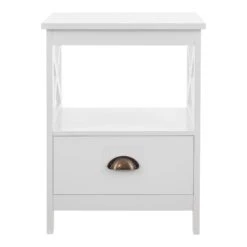 Beistelltisch Larsmo In Weiß (H)54cm (B)40cm (T)35cm 13 Beistelltisch Larsmo In Weiß (H)54cm (B)40cm (T)35cm -Heimtextilien en casa beistelltisch larsmo in weiss h 54cm b 40cm t 35cm 4