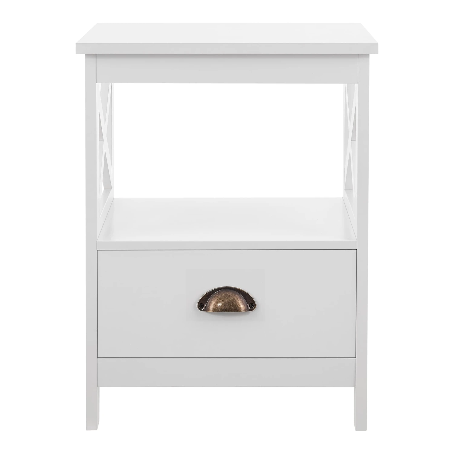 Beistelltisch Larsmo In Weiß (H)54cm (B)40cm (T)35cm 7 Beistelltisch Larsmo In Weiß (H)54cm (B)40cm (T)35cm – Bild 5