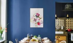 Poster In Kunststoffrahmen "Bloom 0709" In Grau & Rosa -Heimtextilien juniqe poster in kunststoffrahmen bloom 0709 in grau and rosa 3