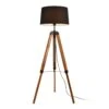 Stehleuchte Lagos In Braun (H)144cm (L)45cm (B)40cm -Heimtextilien lux pro stehleuchte lagos in braun h 144cm l 45cm b 40cm