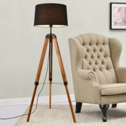 Stehleuchte Lagos In Braun (H)144cm (L)45cm (B)40cm 9 Stehleuchte Lagos In Braun (H)144cm (L)45cm (B)40cm -Heimtextilien lux pro stehleuchte lagos in braun h 144cm l 45cm b 40cm 3