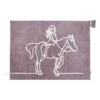 Teppich "Mädchen Auf Pferd" In Rosa - (L)170 X (B)120 Cm -Heimtextilien minividuals teppich madchen auf pferd in rosa l 170 x b 120 cm