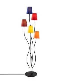 Standleuchte In Bunt - (B)44 X (H)160 Cm -Heimtextilien opviq standleuchte in bunt b 44 x h 160 cm 5